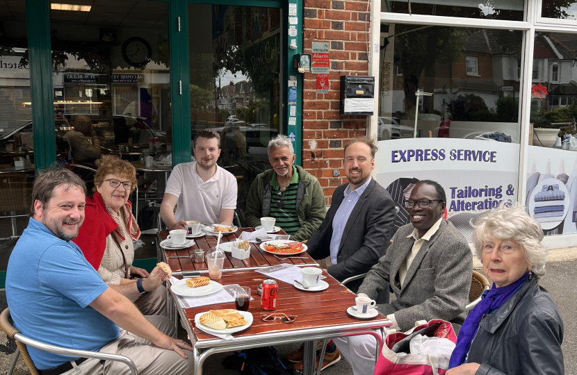 Team at Park Cafe on Thornbury Road